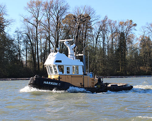 Harken 6 Shift Tug Vessel | Fraser River Tug Services