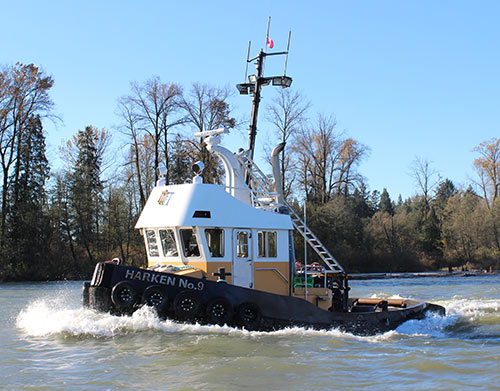 Harken 9 Shift Tug Vessel | Fraser River Tug Services